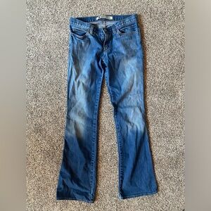 Gap blue jeans. Ultra low rise style. Size 10 Long.
